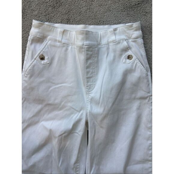 Best Seller ⭐️SPANX stretch twill wide leg pull on pant, $128 , Med  C29 - Picture 5 of 8